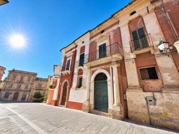 Elegant Historic Residence with Authentic Frescoes and Panoramic Views, near the Coast. Torino Di Sangro