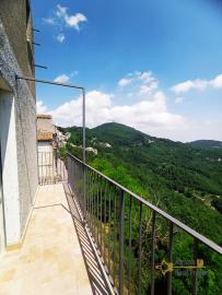 Large town house made of stone with terrace, near the coast. Img31