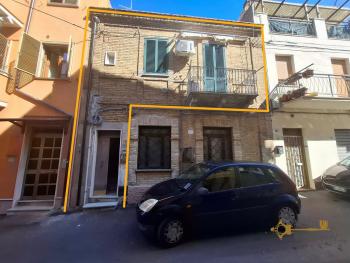 Traditional brickhouse in the historic centre of the well-known tourist town of Vasto.